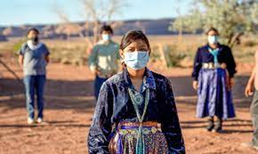 Navajo Members in Mask